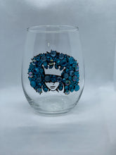 Load image into Gallery viewer, Bedazzled/ Glitter Wine Glass
