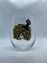 Load image into Gallery viewer, Bedazzled/ Glitter Wine Glass
